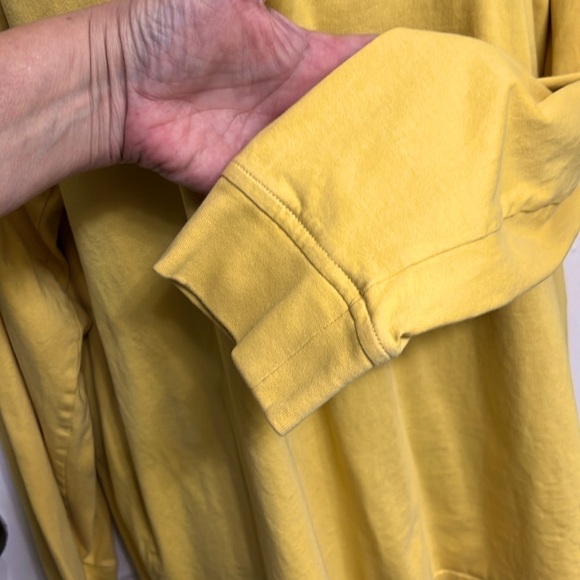 IVORY ELLA 🐘 YELLOW PINK ORGANIC COTTON LONG SLEEVE ELEPHANT T-SHIRT Women’s XXL - Picture 11 of 13